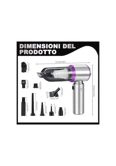 Newway 16000 PA 4'ü 1 Arada Kablosuz Elektrikli Süpürge