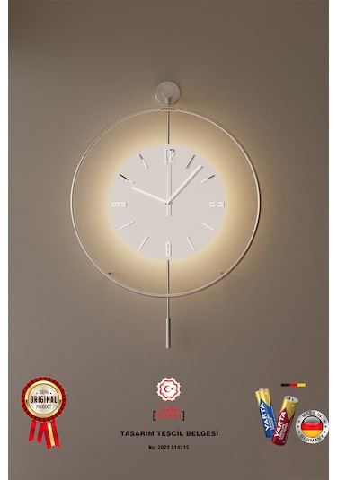 MetaQuartz Aksesuar (Büyük Boy-50*75 cm) E X C L U S I V E Mat Gümüş Kristal Seri -Pilli Led Mat Gri