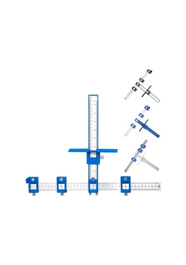 Pazly Yarı Alüminyum Ağaç İşleme Aleti, Delik Açıcı, Kapı Yumruk Bulucu, Montaj Yardımcısı Diğer