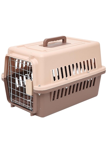 Homyl Sert Taraflı Seyahat Taşıyıcı Kahverengi-beden-s