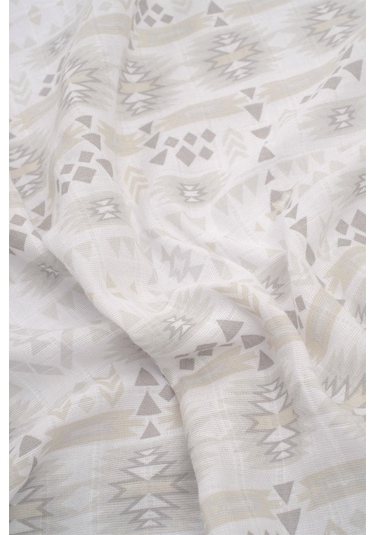 Pamuk Müslin Örtü Battaniye 120X120 Cm Apawi Gri - Gri