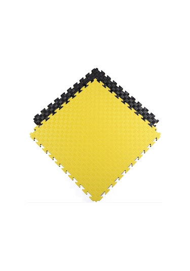 Ges Medikal Kalınlık Tatami Sarı Siyah 100 x 100 26 MM Çok Renkli