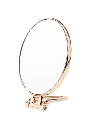 Dolıty Seyahat Için Katlanır El Çift Taraflı Ayna Masa Altın Altın