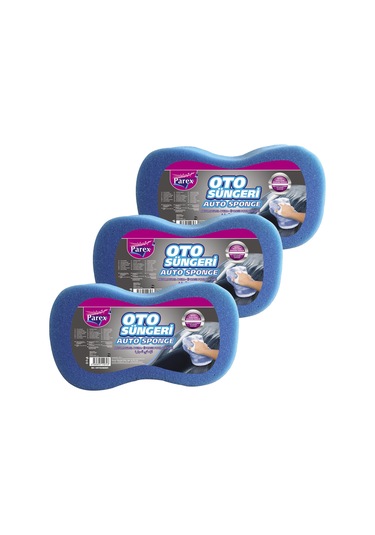 Oto Süngeri Üçlü Set