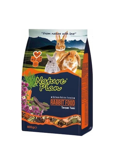 Nature Plan Tavşan Yemi 800 Gr.