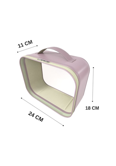 Ankaflex Şeffaf Makyaj Çantası