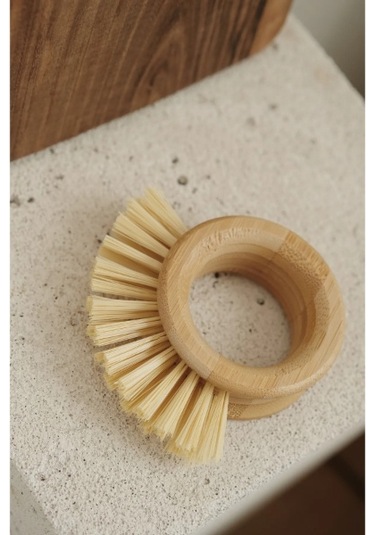 Ahşap Sebze Meyve Yıkama Fırçası Çok Renkli