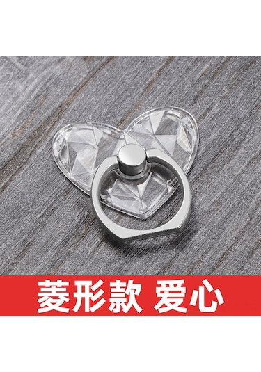 Ximistore9 Standart Gümüş Dairesel Akrilik Telefon Tutucu: Şeffaf, Gizli, 360 Döner, Evrensel, Güçlü Yapıştırıcı, Ellerden Serbest Kullanim Icin