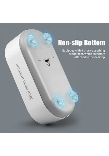 Ximistore9 Usb Şarjlı Mini Ultrasonik Temizleyici - Gözlük, Mücevher, Saat Ve Lensler İçin Taşınabilir, Yeşil