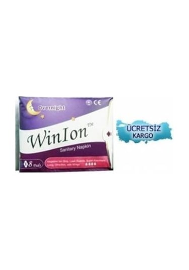Winion Hijyenik Ped Gece 8'li