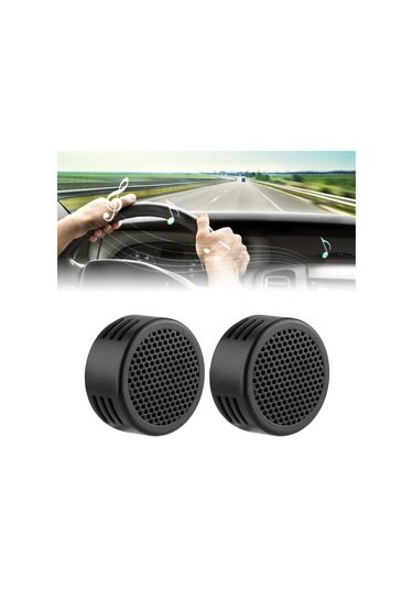 Geeroyoo Otomobil İçin 500w Yüksek Ses Gücü Dairesel Tweeter Hoparlörü - 98db Ses Seviyesi, 12v, Çoğu Model Uyumlu