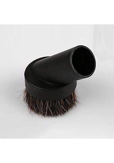 Leasetake 32mm Yuvarlak Toz Fırçası, Siyah At Kılı 25mm Elektrikli Süpürge Aparatı Yedek Parçası