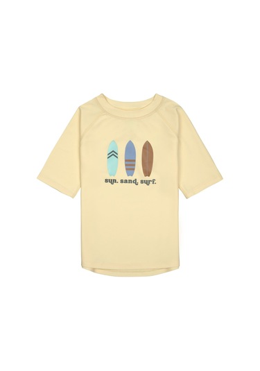 Lassig Surfboards Uv Korumalı Kısa Kollu Mayo Tişört Vanilla