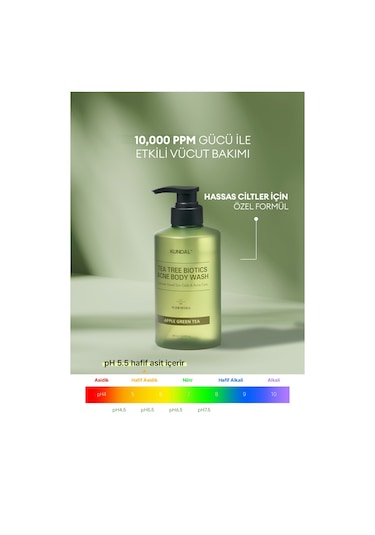Kundal Tea Treebiotics Acne Akneye Eğilimli Ciltler İçin Vücut Yıkama Jeli 500 ML