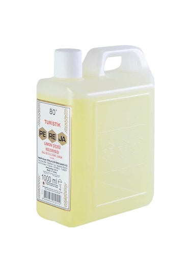 Pereja 80 Derece Turistik Limon Çiçeği Kolonyası Bidon 1 L