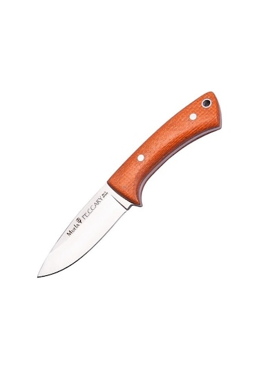 Muela Peccary Kanvas Micarta Sap 7cm Turuncu Kamp Bıçak Çok Renkli