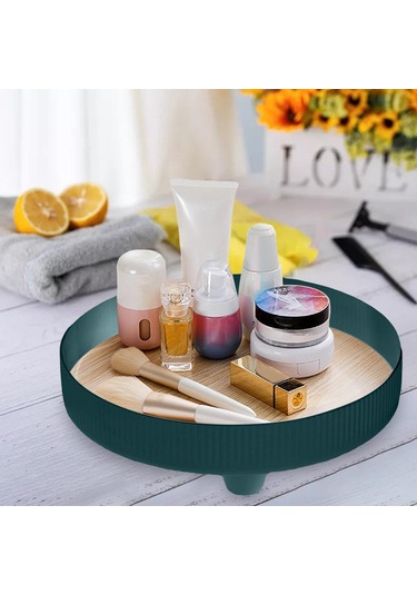 Suntek Vanity Tepsi Takı Yatak Odası Dresser Parfüm Bilezik Mavi