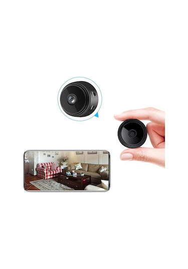 Moveevo Gizli Mini Wifi Güvenlik Kamerası 1080p Hd - Canlı İzleme, Hareket Algılama, İki Yönlü Ses, Gece Görüşü - Ev/ofis/iç-şehir Kullanıma Uygun