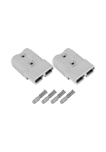 Xurunkeji Adet Hızlı Bağlantı Fişi 175a 600v Akü Hızlı Bağlantı Güç Fişi Vinç Bağlantısı Gri Maksimum 1awg Kablo İçin