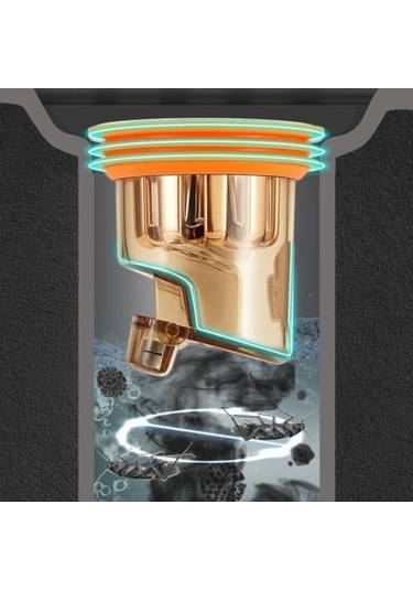 Bosphorusboutique02 Yer Sifonu Deodorantı, Tıkanma Önleyici, Hamamböceği Saç Durdurucu, Koku Giderici, Anti-su Dönüş, Banyo Tuvalet Drenaj Çekirdek, Ev Tedarik, Sarı Sarı