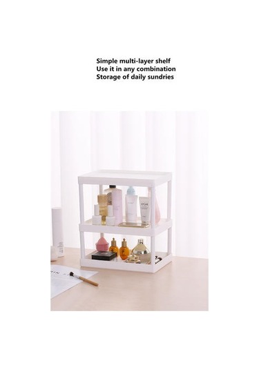 Kabine Masaüstü Rafları Çok Katmanlı Masaüstü Depolama Raf Mutfak Organizatör Banyo Tezgah Kozmetik Depolama Raf Depolama Tutucular Ve Amp Raflar 4