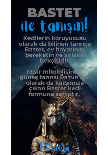 Petjoo 1.Bastet Mavi-Gri Qr'lı Kedi Künyesi