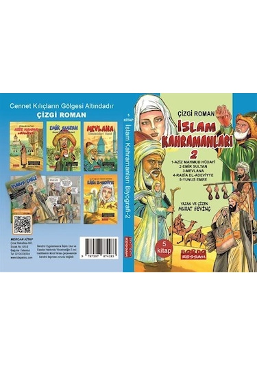 İslam Kahramanları 2 Çizgi Roman 5 Kitap Set / Murat Sevinç