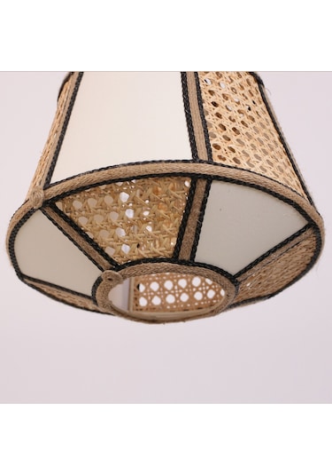 Özden 30x30 Cm Doğal Hazeran & Kumaş Avize Mix