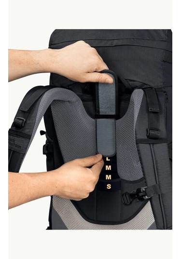 Jack Wolfskin 2010091 Highland Trail 55+5 Unisex Sırt Çantası Antrasit