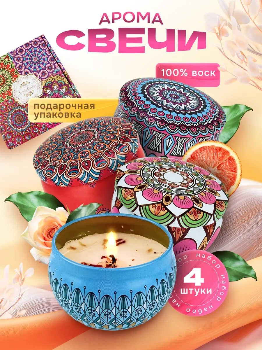 Happy Pack Aromatik Mumlar Hediye Seti 280585807 Açık Mavi