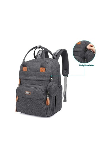 Jzcat- Gq Bebek Alt Değiştirme Çantası Sırt Çantası, Anne Ve Siyah