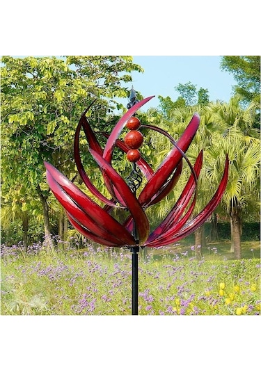 Pazly Tasarım Rüzgar Çiçeği Homyl Dekoratif Hava Döndürücü Açık Alan