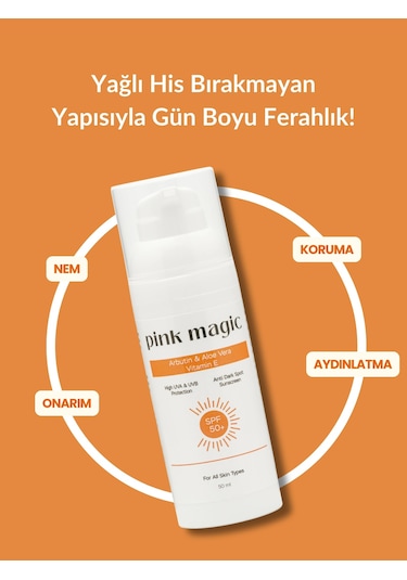 Leke Karşıtı & Aydınlatıcı Yüz Güneş Kremi / Spf 50+