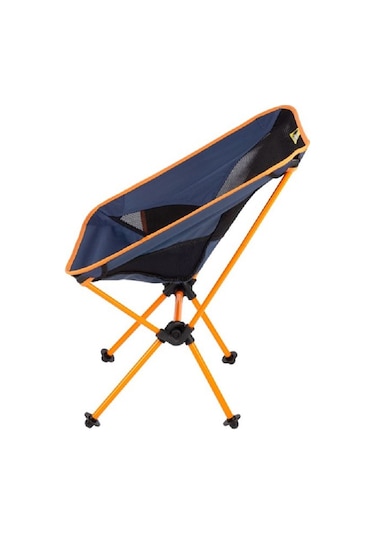 Funky Chaırs Pratik Cepli Çantalı Kamp Sandalyesi Lacivert/turuncu Lacivert