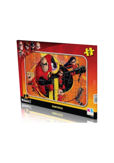 Ks Puzzle 24 Parça Incredibles Frame Puzzle