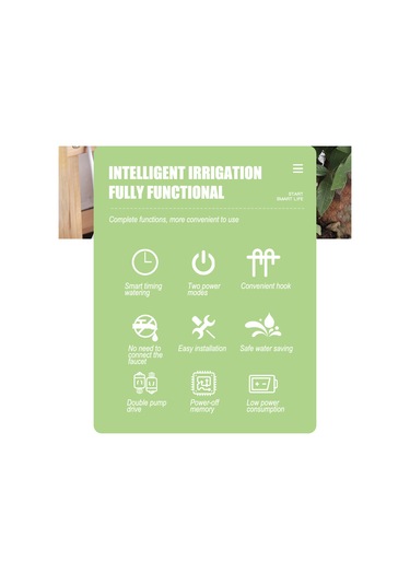 20 Saksı Bitkisi İçin Otomatik Çift Pompalı Sulama