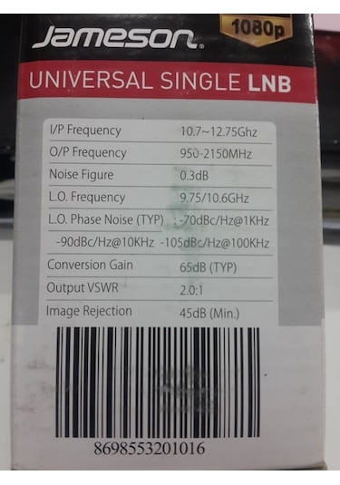 Jameson Jl 101 Unıversal Sıngle Lnb Full Hd Tekli Lnb