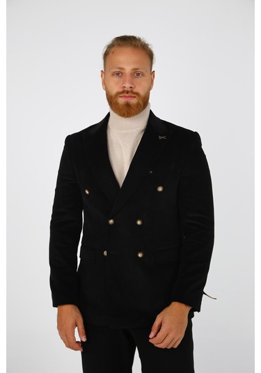 Brango 30152 Erkek Blazer Ceket Siyah