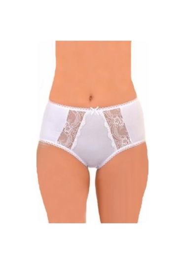 Imer Bayan Yüksek Bel Külot Dantelli Modal 4100