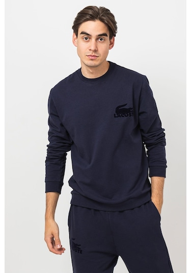 Lacoste Erkek Sweatshırt Sh7477-00-423 Lacivert