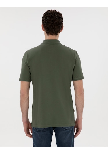 Pierre Cardin Erkek Haki Tişört Basic 50302538-vr027 Haki