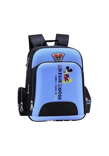 Szypzstore Ilköğretim Okul Çantaları 1-3-6 Sınıf Su Geçirmez Omurga Koruyucu Kızlar Ve Erkekler Sırt Çantası 7kyuft Gök Mavisi