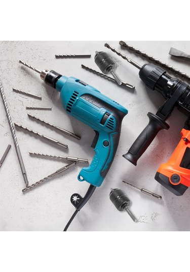 Geeroyoo Sds Adaptörlü 13mm Metal Matkap Mandreni - 2-13mm Kilitli Çeneli Profesyonel Kullanım