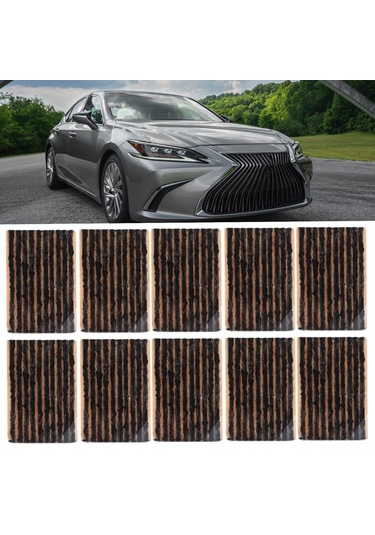 Lemestar Oto Ve Motosiklet Lastik Tamiri İçin Kauçuk Tamir Şeritleri - Zaman Ve Emek Tasarrufu Sağlar, Özlü Ve Etkili Tamir 100 Adet