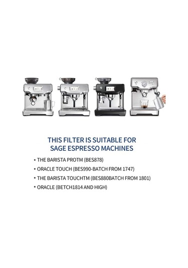Fastbuy Breville Barista Touch Espresso Makinesi İçin Yedek Beyaz Su Filtresi Beyaz