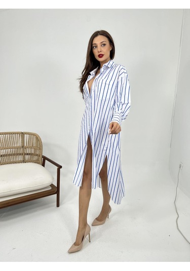 5216 Gömlek-baltimore Çizgili Altın