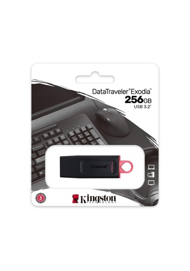 Kingston Datatraveler Exodia 256gb Usb Flash Bellek Usb3.2 Gen1 D