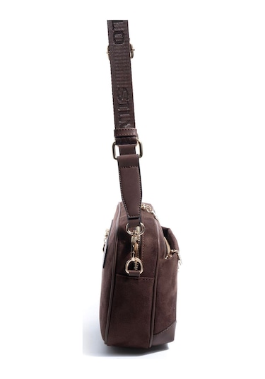 Silver Polo Sp1094-m12 Kadın Çapraz Çanta Kahverengi Kahverengi