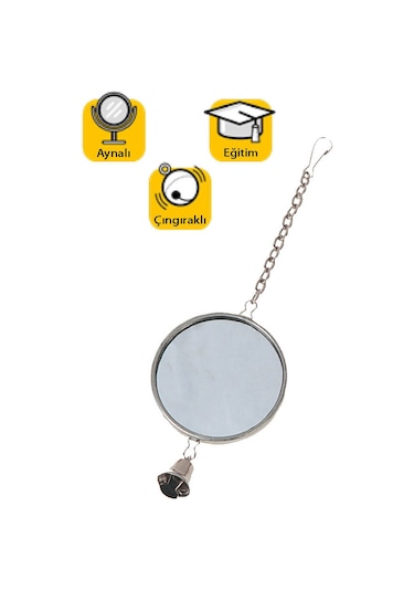 Karlıe Aynalı Kuş Oyuncağı Çap 5 Cm