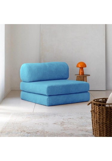 Modüler Legom Tekli Koltuk İndigo